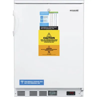 Accucold VLT650 3.5 Cu.Ft. Built-In Capable Upright Laboratory Freezer –35°C Operation