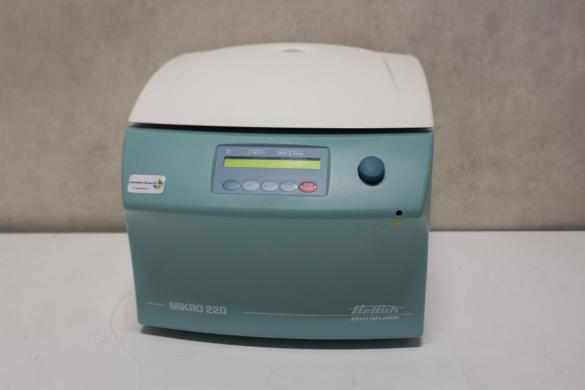 Hettich Mikro 220 High-Speed Microcentrifuge with Fixed-Angle Rotor and Biocontainment Lid-cover