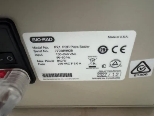 Bio-Rad PX1 PCR Plate Sealer for Molecular Biology Applications