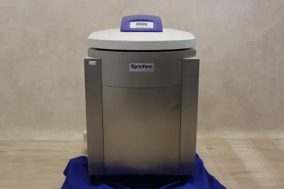Systec VE-100 Vertical Autoclave for Liquid Sterilization with 117L Chamber Capacity