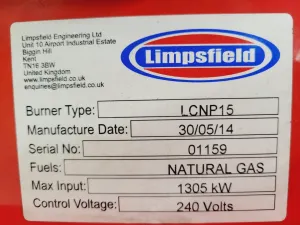 Limpsfield LCNP15 Burner with Autoflame System, 19 of 20