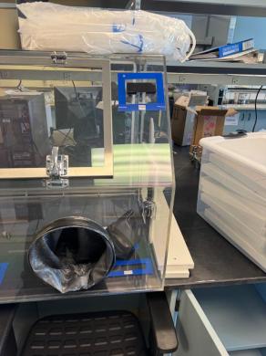 Cleatech 3' Benchtop Glovebox with Acrylic Enclosure and Dual Glove Ports-cover