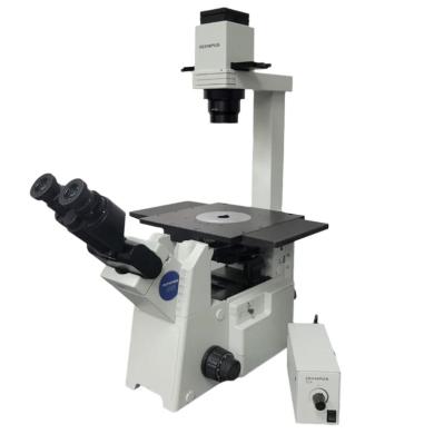 Olympus IX51 Inverted Microscope with Tilting Binocular Head and Phase Contrast for Tissue Culture-cover