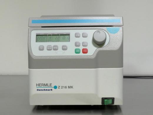 Hermle Z216 MK Refrigerated Benchtop Centrifuge with Microprocessor Control and 15,000 RPM Max Speed-cover