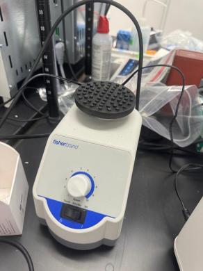 Fisherbrand Analog Vortex Mixer Model 9454FIALUS with Rubber Mixing Platform-cover