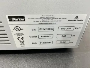 Parker 110HMD Hydrogen Gas Generator with Digital Control Panel, 4 of 4