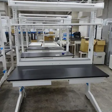 Shimadzu Frame-Style Shelved Laboratory Workbench 4166-1 W1500×D750×H810 mm