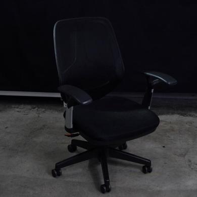 Office Com 4800 Mesh Back Laboratory Chair with Armrests, Black-cover