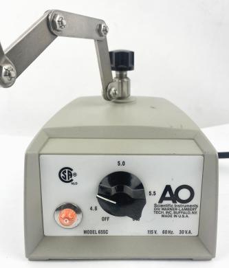 American Optical StarLite 655C Microscope Illuminator with Variable Transformer-cover
