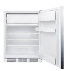 Summit Appliance Accucold CT66LWSSHHADA ADA Compliant 24" Wide Refrigerator-Freezer, 2 of 3