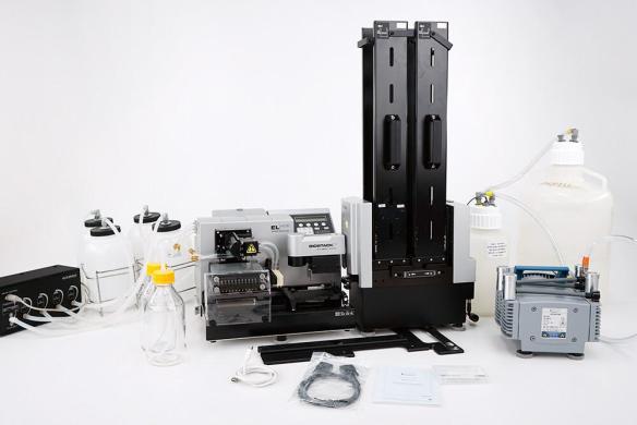 Agilent BioTek EL406 Microplate Washer Dispenser with BioStack 3 Stacker Full Set-cover