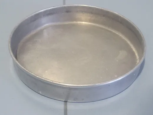RETSCH 200 mm Diameter Stainless Steel Collection Bottom for Sieves, 25 mm Height