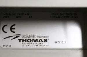 Welch 2510 Dry Vacuum Pump/Compressor, 3 of 3