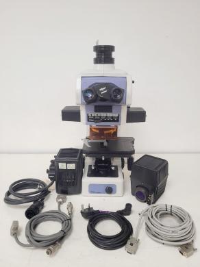 Nikon Eclipse E800 Microscope w/ Plan Flour 10x/0.30 Objective Lab-cover