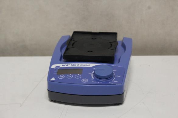 IKA MS 3 digital Orbital Microplate Shaker with adjustable speed and timer-cover