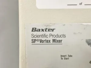 Baxter SP Vortex Mixer with Tube Top – Variable Speed Benchtop Mixer (500-3000 RPM), 8 of 9