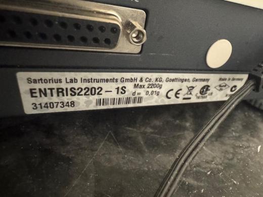 Sartorius Entris ENTRIS2202-1S Precision Digital Laboratory Balance-cover