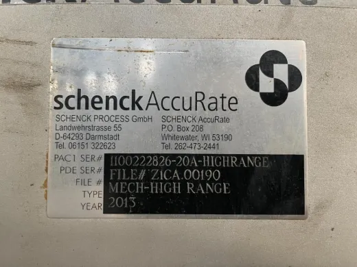 Schenck MECH-Highrang Volumetric Feeder for precise bulk material dosing