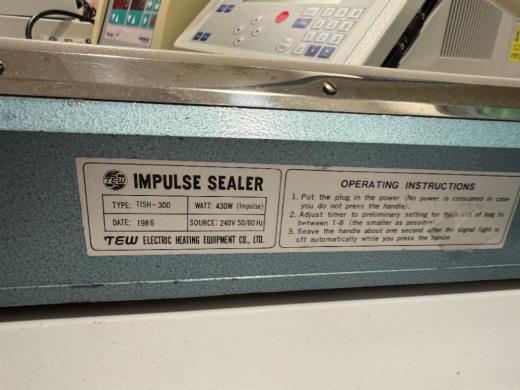 TEW TISH-300 Manual Impulse Heat Sealer for Plastic Packaging-cover