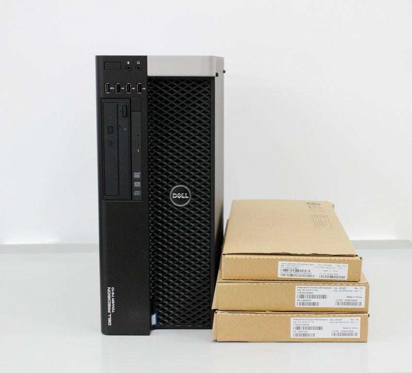 Dell Precision Tower 7810 Industrial Computer with Quadro NVS and Triple USB Keyboard Support