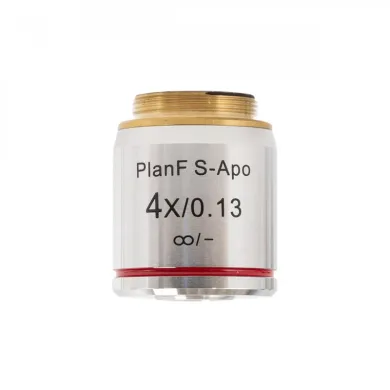 Accu-Scope 4x Plan Semi-Apochromatic Microscope Objective
