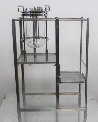 Sartorius 2L Capacity Glass Chromatography Column with Base, Used, VG Condition-cover