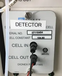 Dionex ICS-2100 Reagent-Free Ion Chromatograph with Electrolytic Sample Preparation, 15 of 16