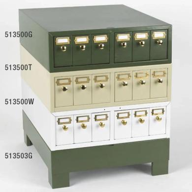 Globe Scientific 513500G High-Capacity Slide Storage Cabinet for Microscope Slides-cover