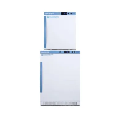 Accucold ARS6PV-AFZ1PVSTACKLHD 24" Wide Performance Series All-Refrigerator/All-Freezer Combination for Vaccine Storage