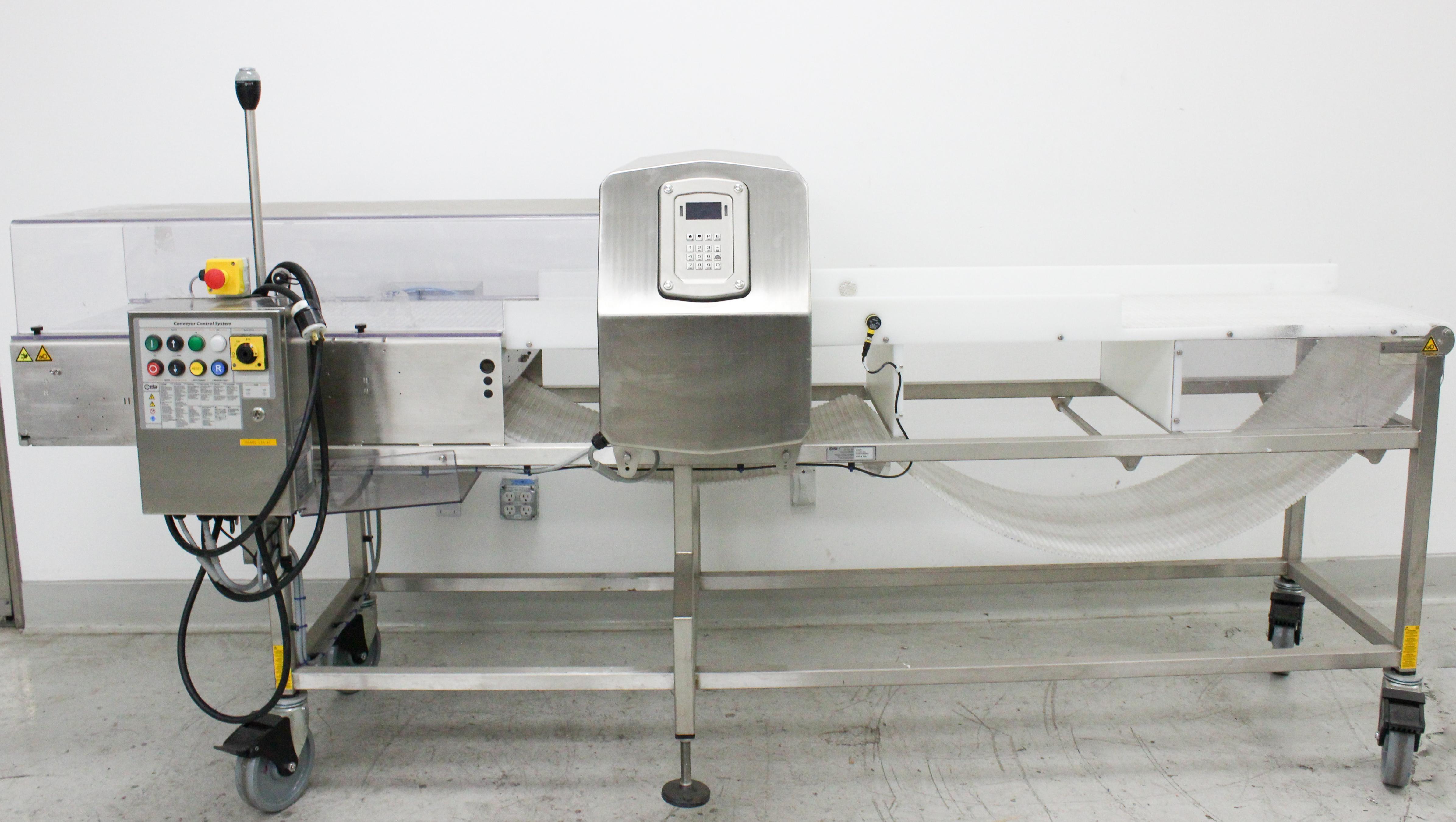 Ceia THS/MS21 AISI 316L High-Sensitivity Industrial Metal Detector with Conveyor Integration