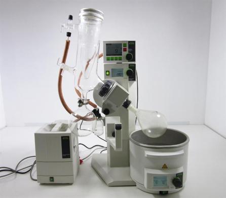 Buchi R-215 Integrated Rotary Evaporator System with Heating Bath and Vacuum Control-cover