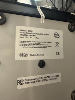 Implen N60 Nanophotometer-cover