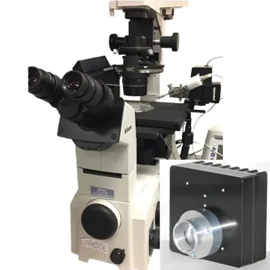 Nanodyne LED Replacement Illuminator for Nikon Eclipse TE2000 Microscope