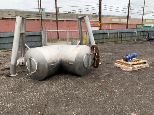 60 cubic feet Twin Shell Blender for industrial mixing-cover