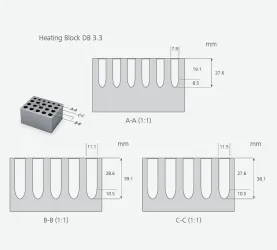 IKA DB 3.3 Test Tube Combination  Dry Block (0.5 ml / 1.5 ml / 2.0 ml), 2 of 2