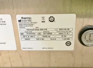 Thermo Scientific Heracell Vios 250i CO2 Cell Culture Incubator with iCAN Touchscreen Control, 23 of 28
