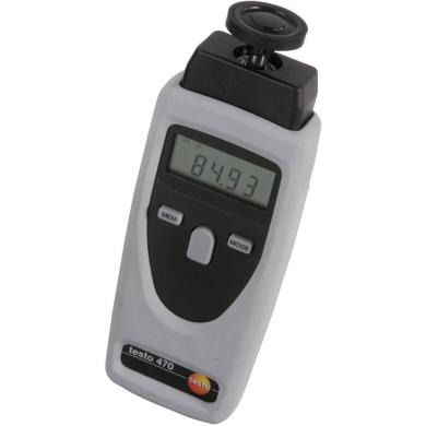 TESTO 470 Optical and Mechanical Tachometer for Engine RPM Measurement-cover