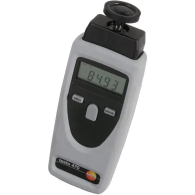 TESTO 470 Optical and Mechanical Tachometer for Engine RPM Measurement