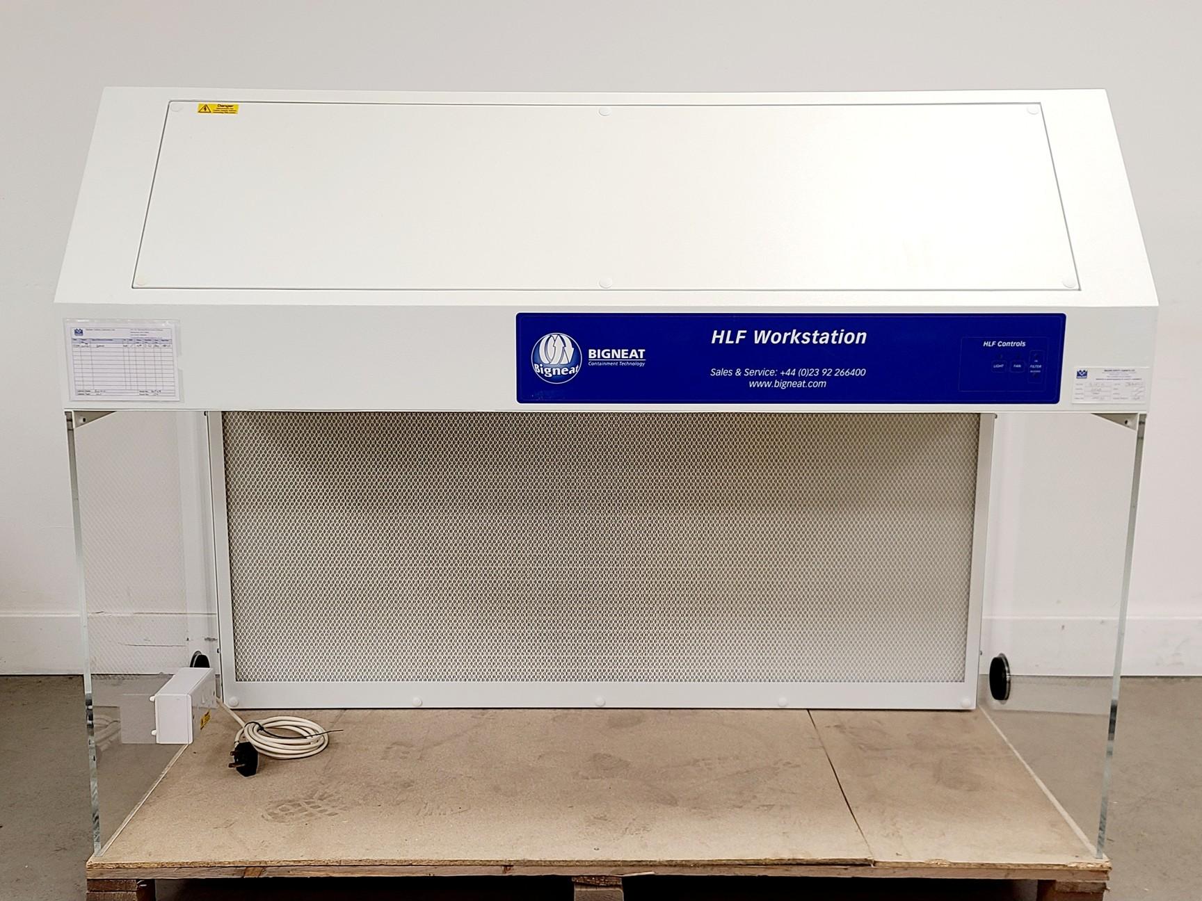 Bigneat HLFP 1.5 Horizontal Laminar Flow Cabinet for Sterile Laboratory Work