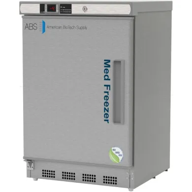 ABS Undercounter 4.2 Cu.Ft. Stainless Steel Vaccine Freezer NSF/ANSI 456, Left Hinged Door