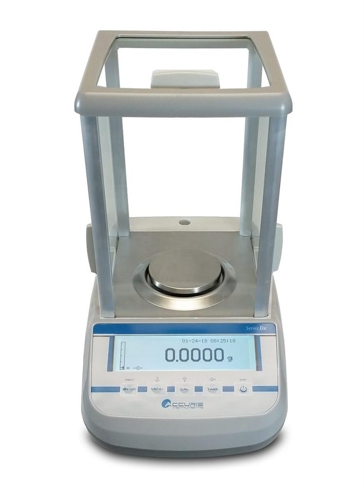 Accuris W3101A-220 Analytical Balance, series Dx, Internal Calibration w/ Graphical Display, 220g, 0.0001 g