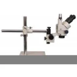 Meiji EMZ-5TR Trinocular Zoom Stereo Microscope with S-4200 Boom Stand, 3 of 6