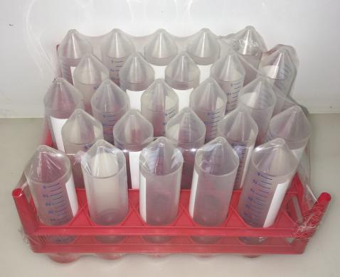 Sarstedt CTS-506 Conical 50mL Culture Tube with Rack of 25-cover