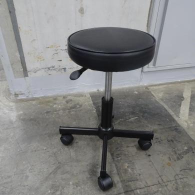 AS ONE CH-120X Adjustable Height Research Chair with 300mm Diameter Seat-cover