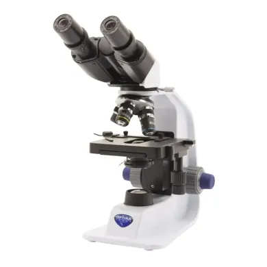 B-150 Binocular Brightfield Microscope with 600x Magnification and Rechargeable LED Illumination