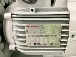 Edwards E1M18 Oil-Sealed Rotary Vane Vacuum Pump for Laboratory and Industrial Use, 8 of 11