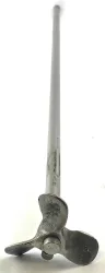 Stainless Steel Axial Flow Pitched Blade Impeller for High-Speed Low Viscosity Mixing, 5 of 6