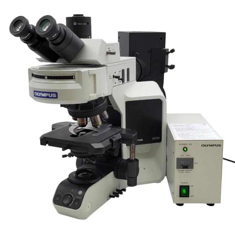 Olympus BX53 Fluorescence Microscope with Trinocular Head