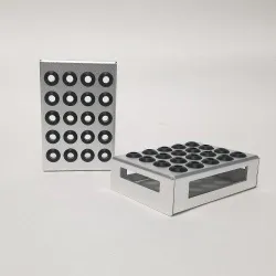 Benchmark BT1500-A1520 Microtube Adapter, 20 x 1.5/2.0ml for microplate shakers BT1500 and H6004), 2 of 2