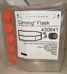 Corning 430641 Cell Culture Flask with Canted Neck & Vented Cap - 75 cm², 2 of 2